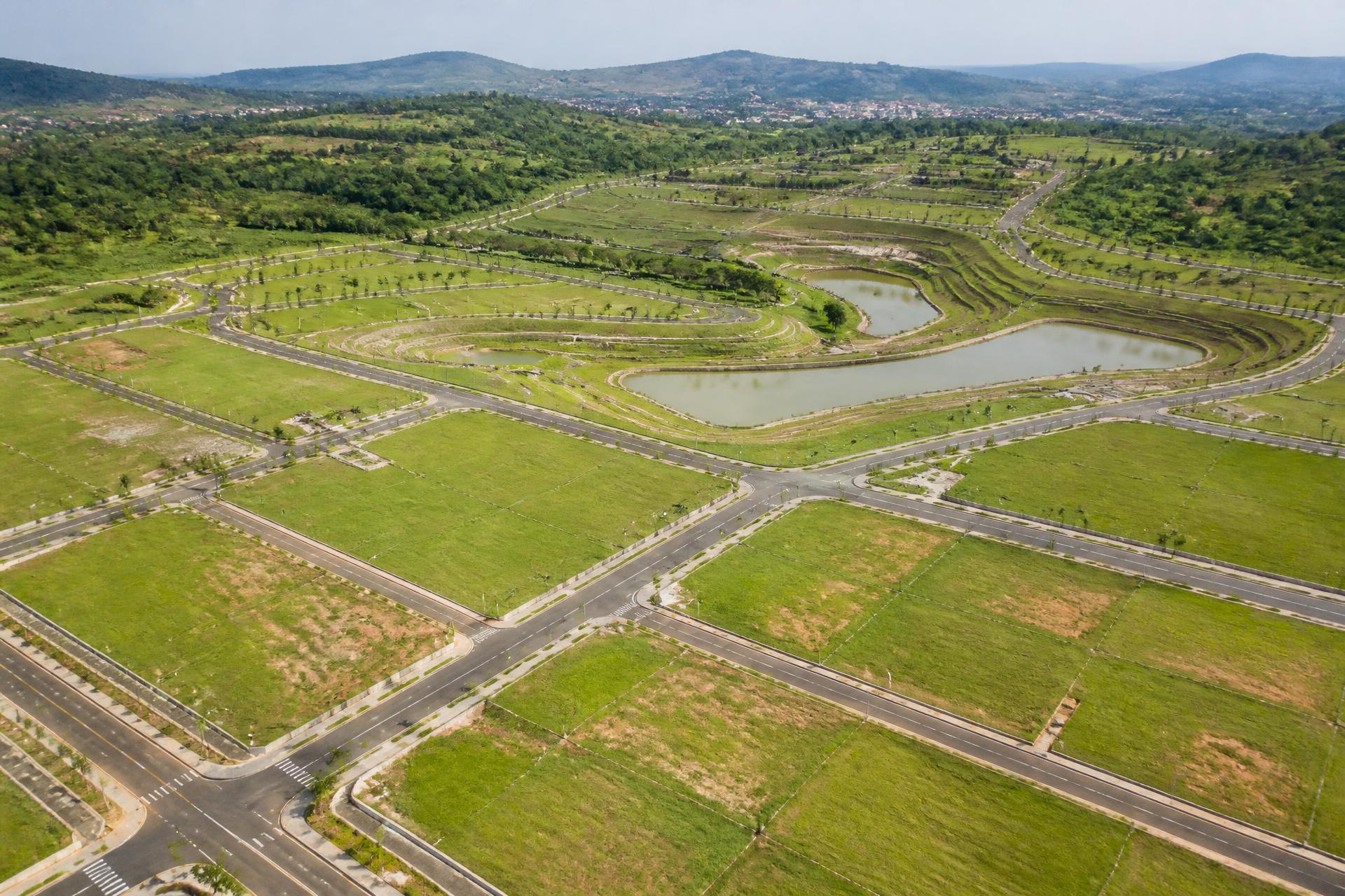 Serviced, surveyed plots inside the CITYSCAPE gated community