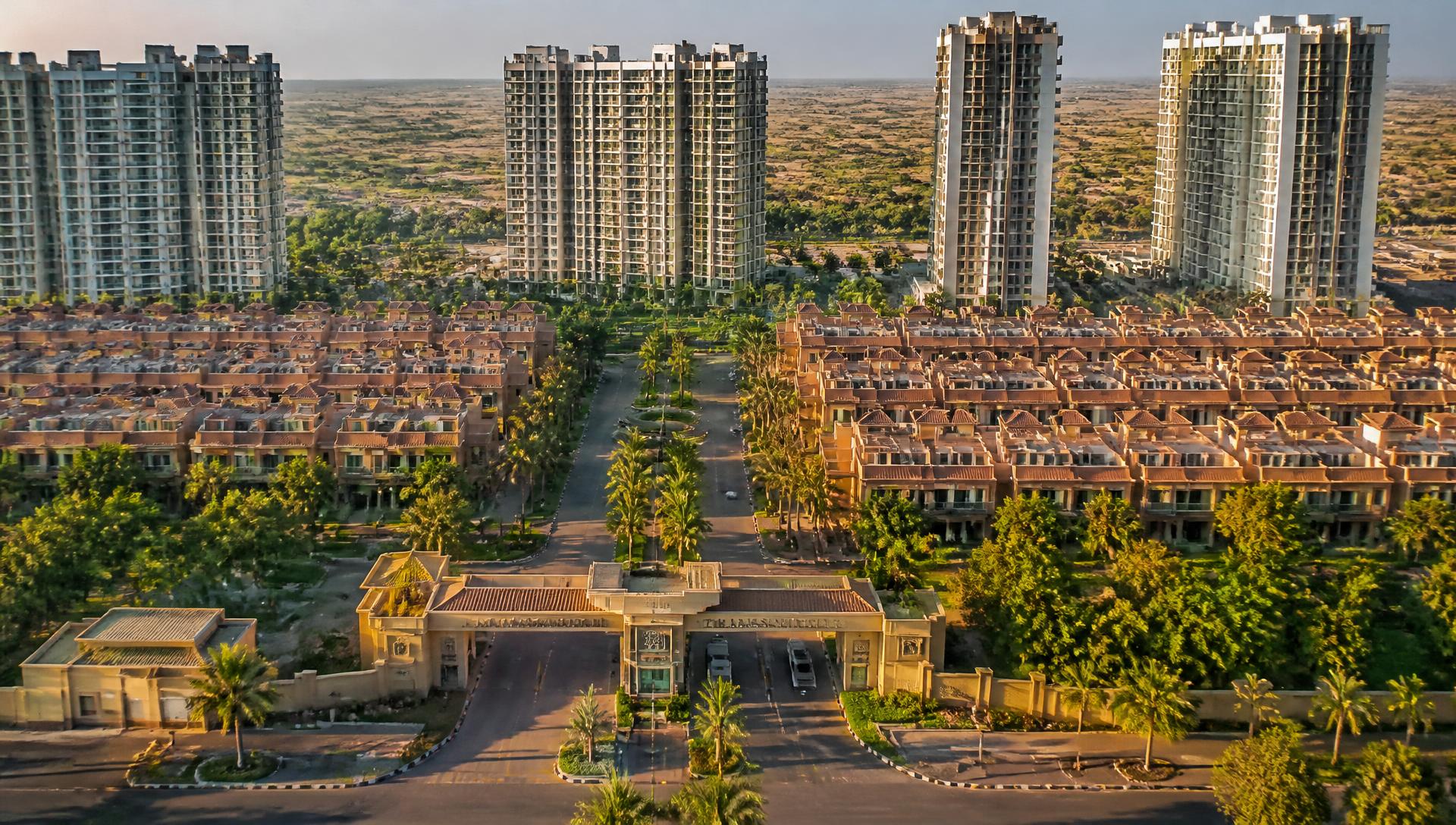 Aerial view of the CITYSCAPE site in the Eastern Region of Ghana